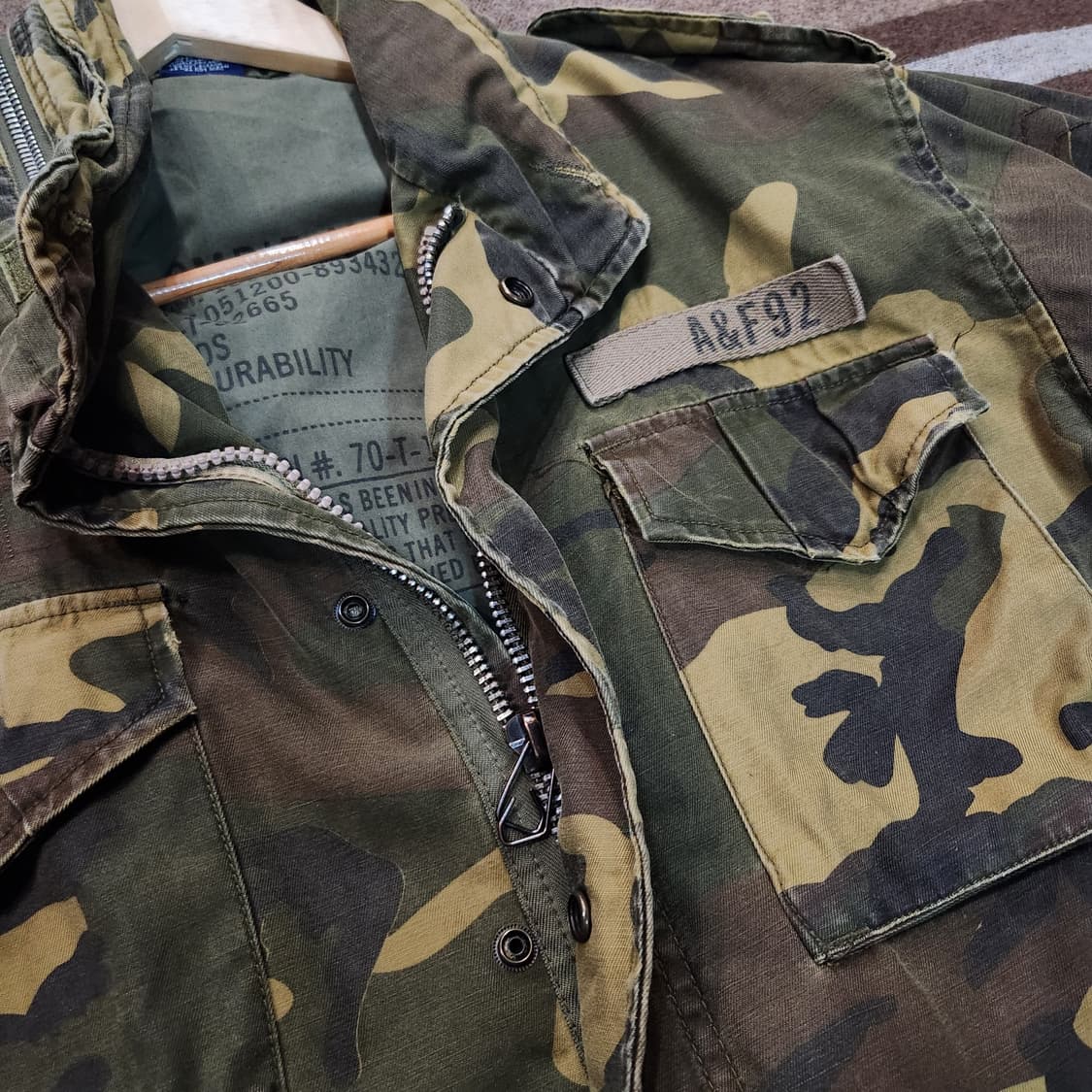 아베크롬비 M65 필드 자켓 M 105~ 상품이미지2
