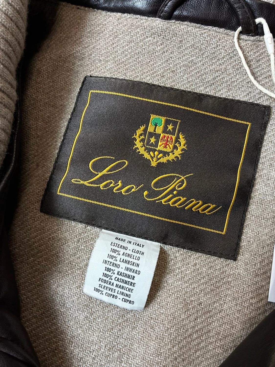 로로피아나 100%양가죽 캐시미어 아이서 자켓 PN6651 상품이미지8