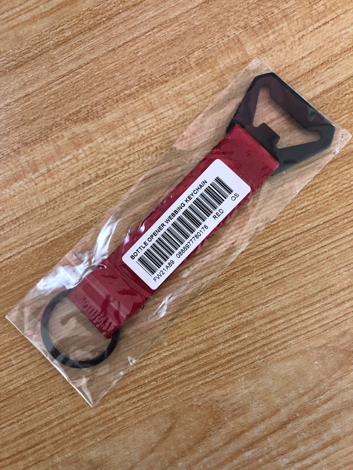 슈프림 보틀 오프너 웨빙 키체인 레드 상품이미지3