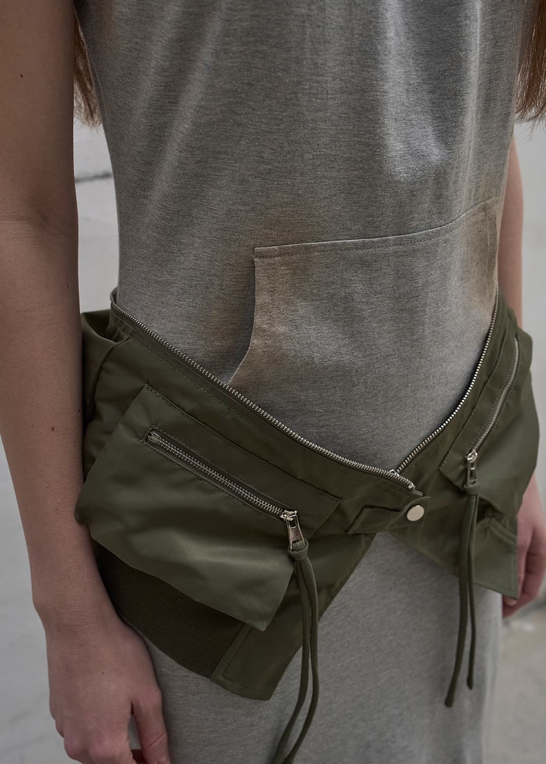 DETACHABLE-POCKET BLOUSON JACKET (KHAKI) 상품이미지4