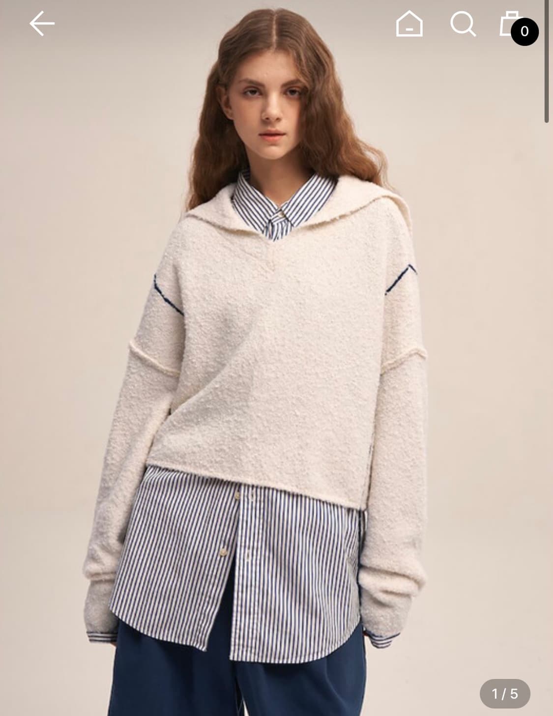 sand sound 샌다사운드 세일러 니트 상품이미지1