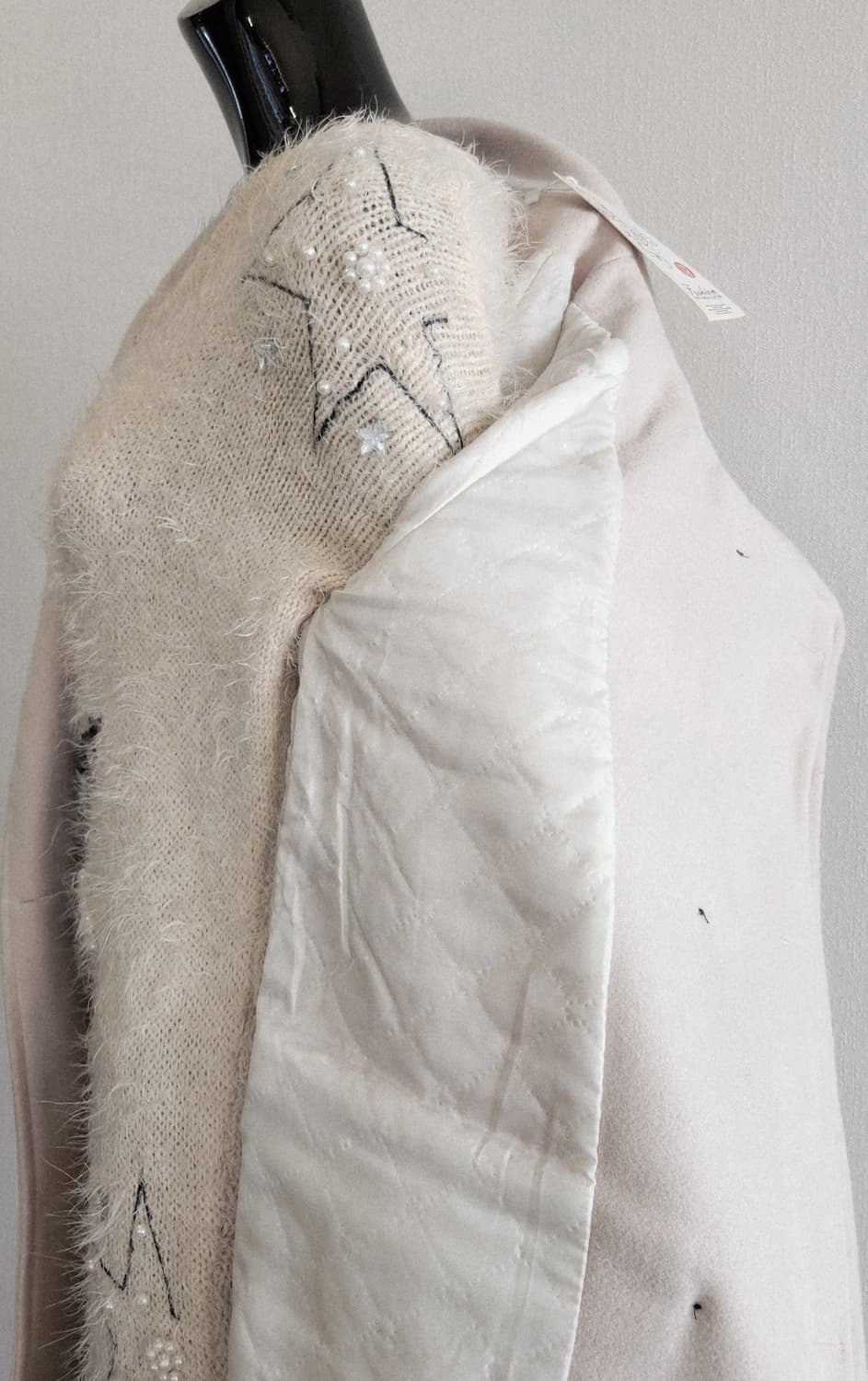 아이보리 롱코트  상품이미지6