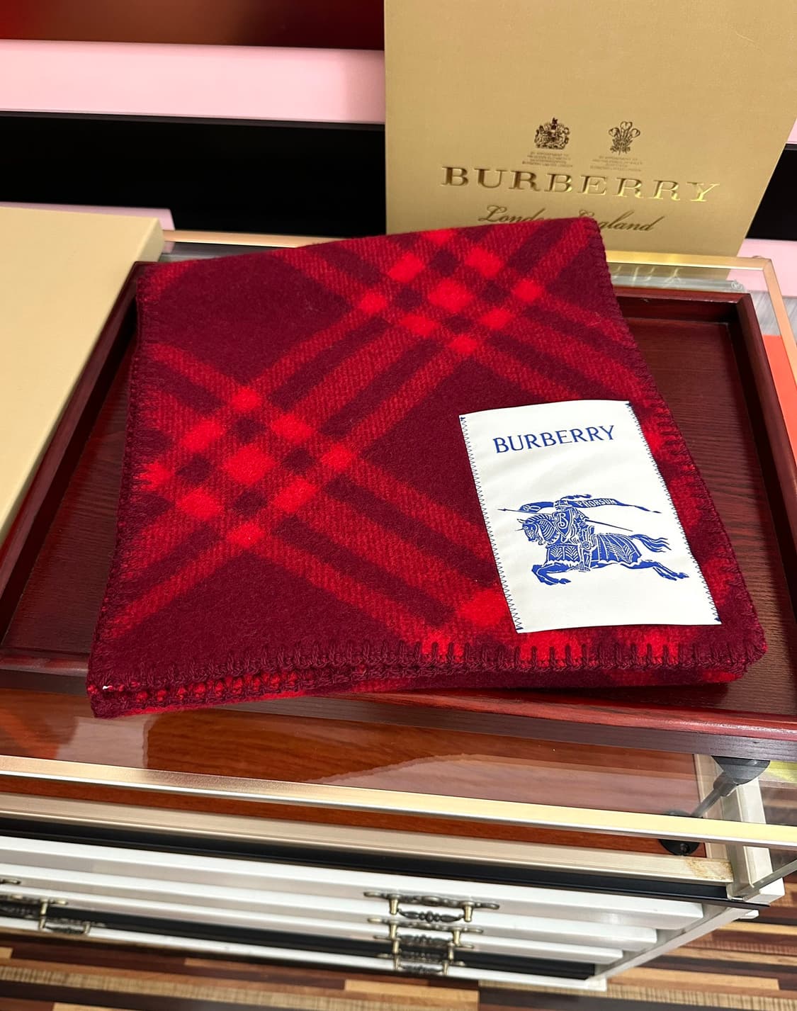 버버리 리버서블 스카프 100% 램스울
 상품이미지1