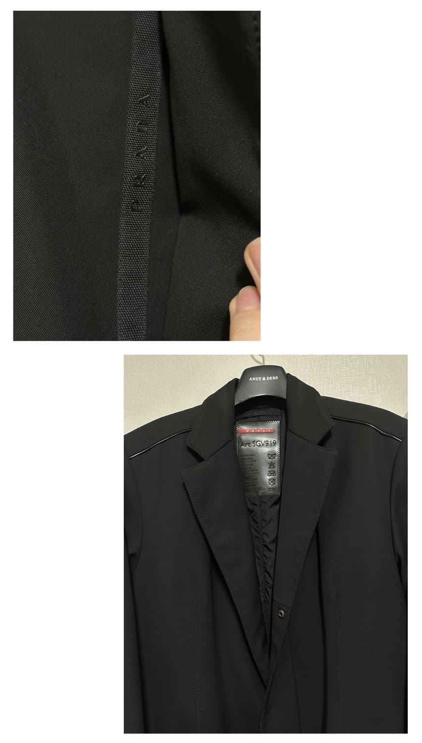 Prada 2007fw Sports 리나일론 싱글 코트 (50size) 상품이미지5