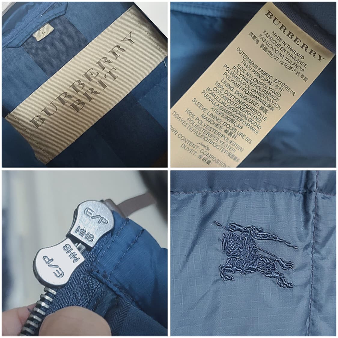 정품 버버리 다운패딩/남105 상품이미지3