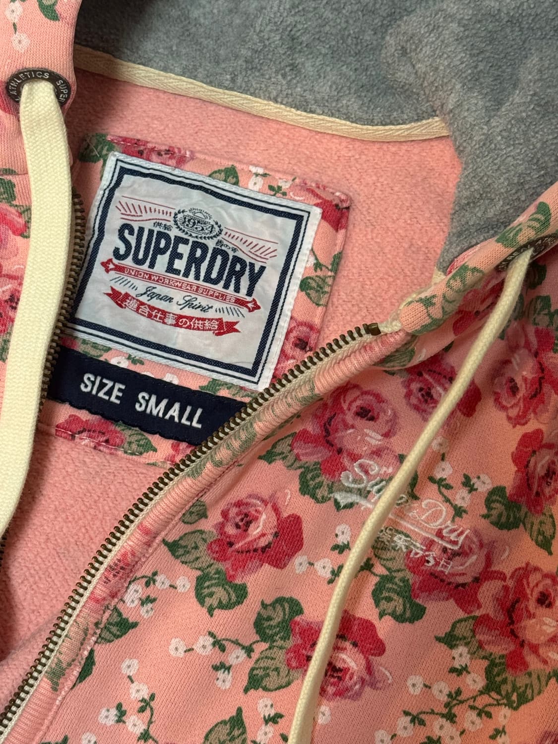 슈퍼드라이 후드집업 핑크  상품이미지2