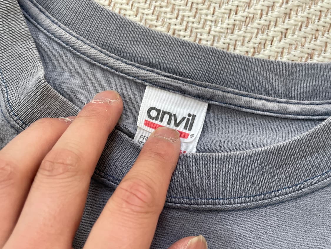 Anvil 앤빌 manta club 썬 페이딩 반팔티셔츠  상품이미지7