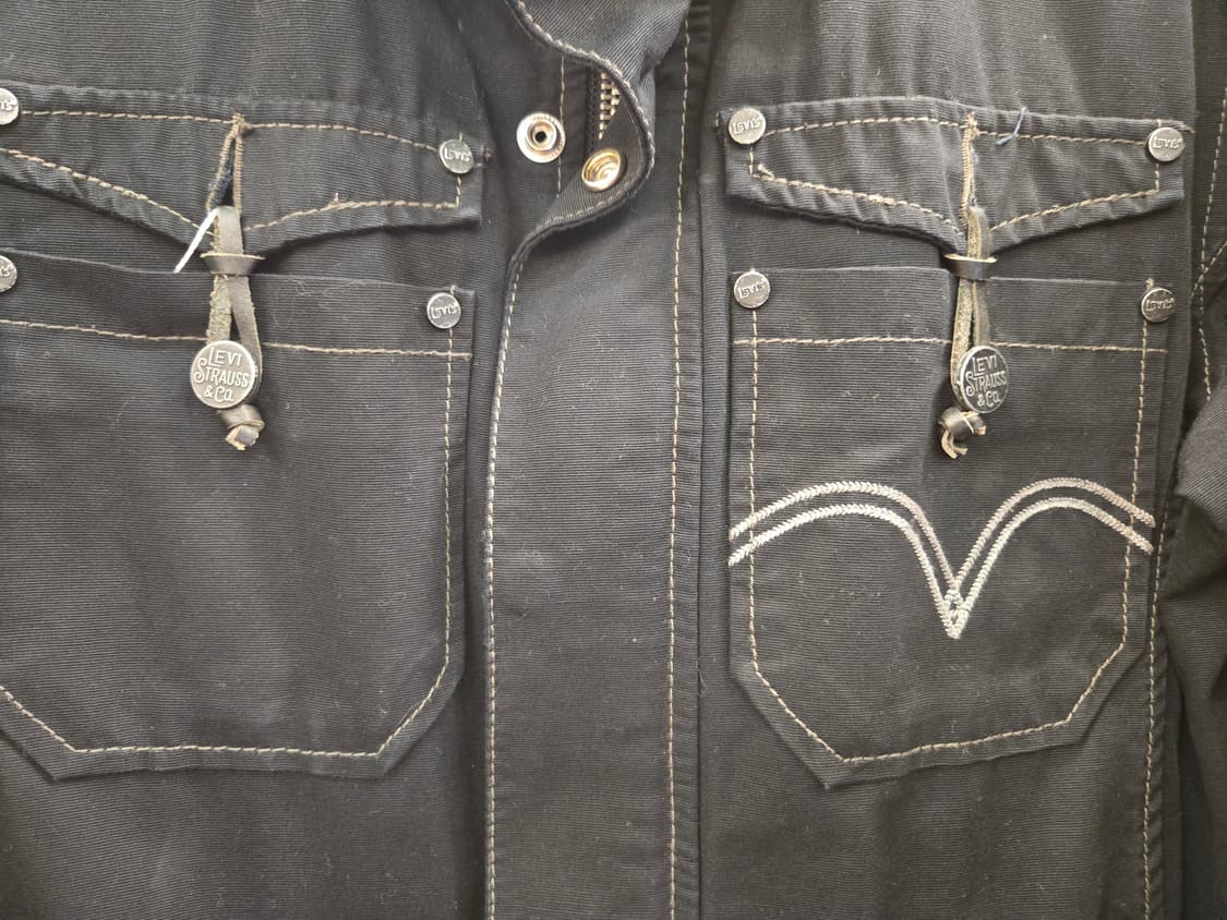 [쿨거환영]리바이스 Levi's 블랙 코튼 워크 재킷  상품이미지3