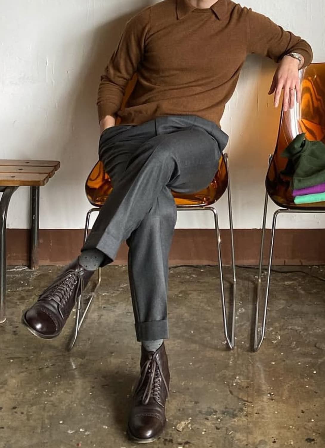 알든(alden) 그레인레더 캡토부츠 8.5d 상품이미지4