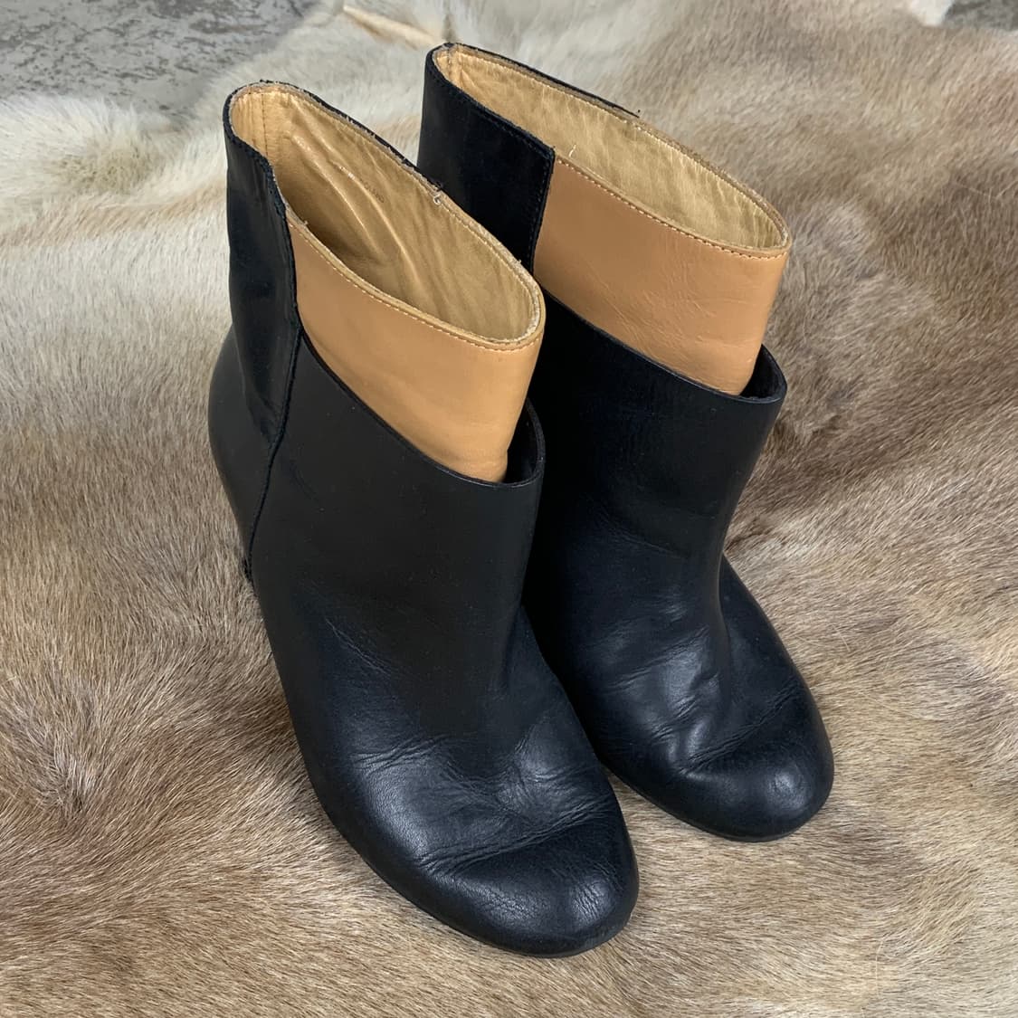 MM6 메종 마르지엘라 컬러 블록 부츠 상품이미지3