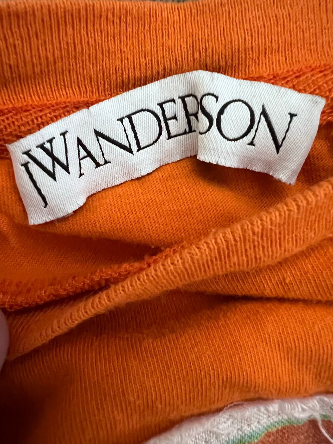 Jw Anderson Jw앤더슨 오렌지 그래픽 티셔츠 상품이미지3