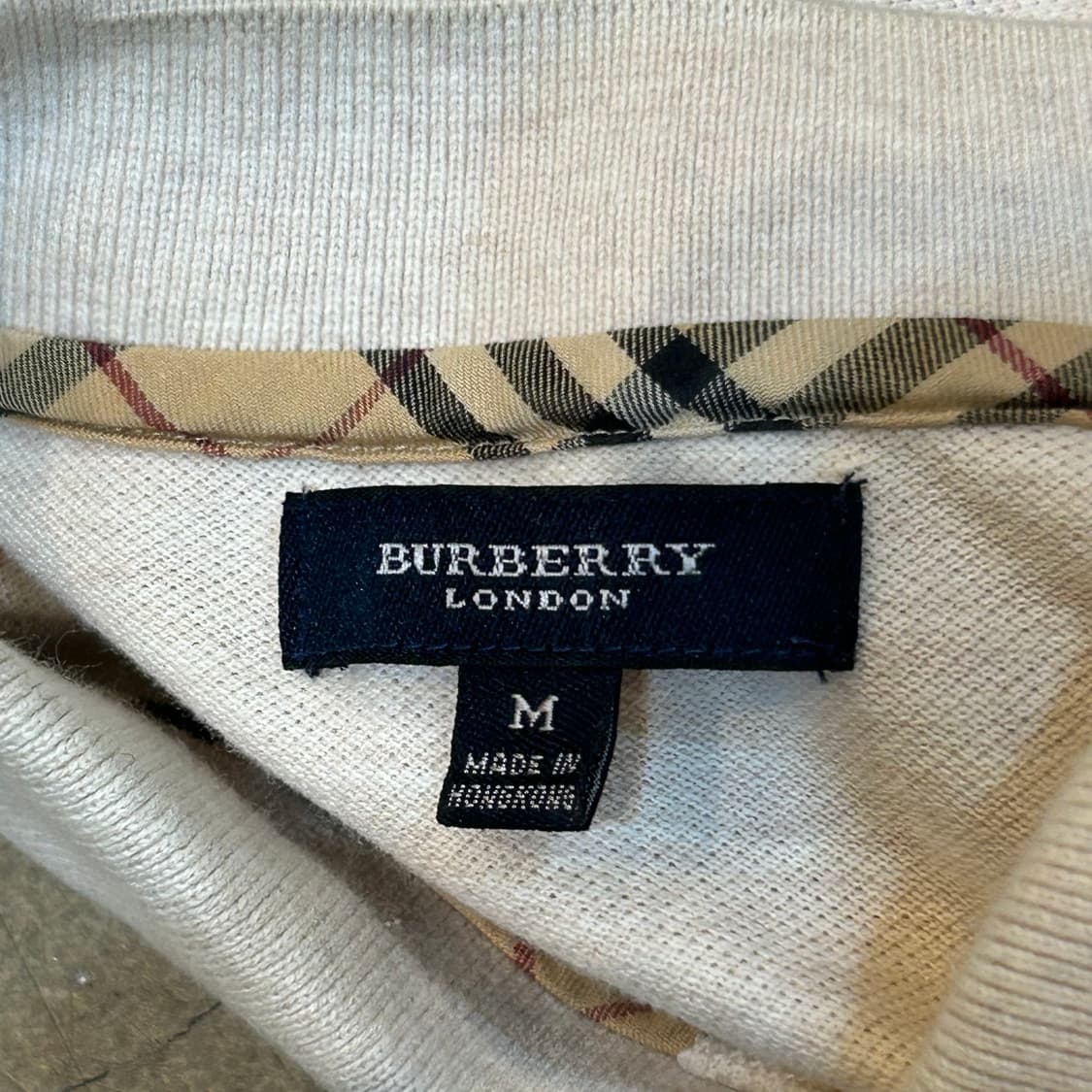 M 버버리 오트필 카라 반팔 티셔츠 상품이미지4