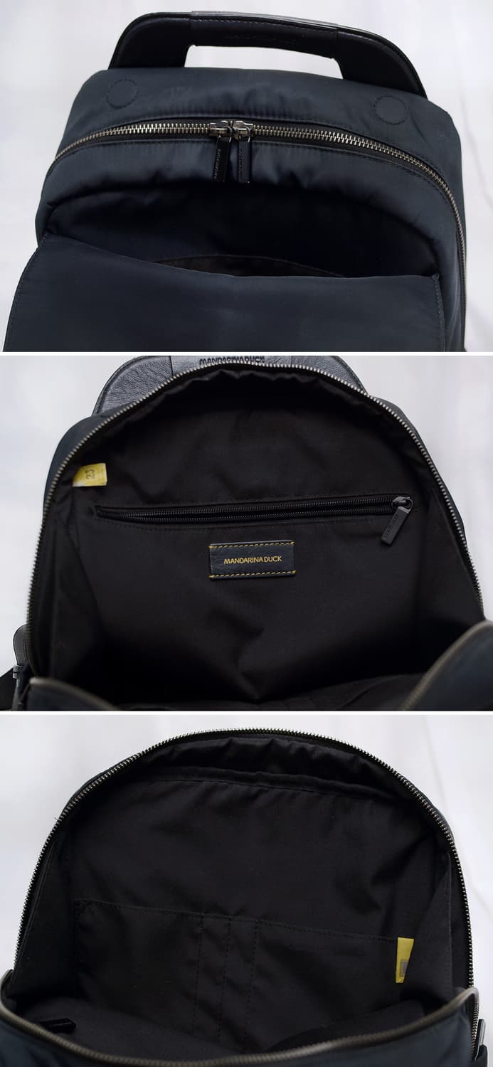 만다리나덕 네오 (NEO) 풀그레인 레더 캔버스 백팩 상품이미지7