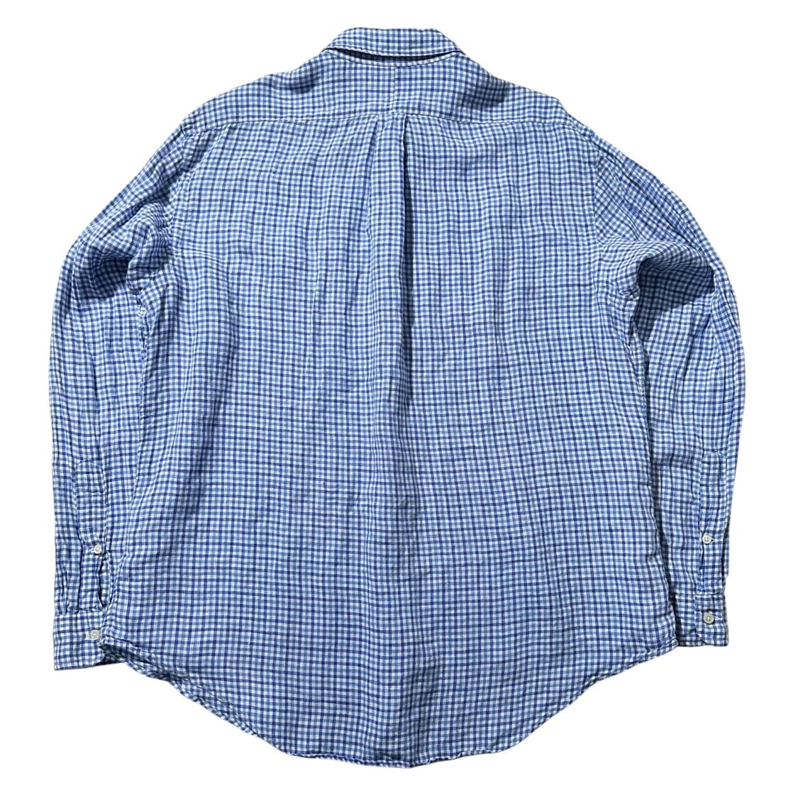 폴로 랄프로렌 린넨 체크 셔츠 상품이미지2