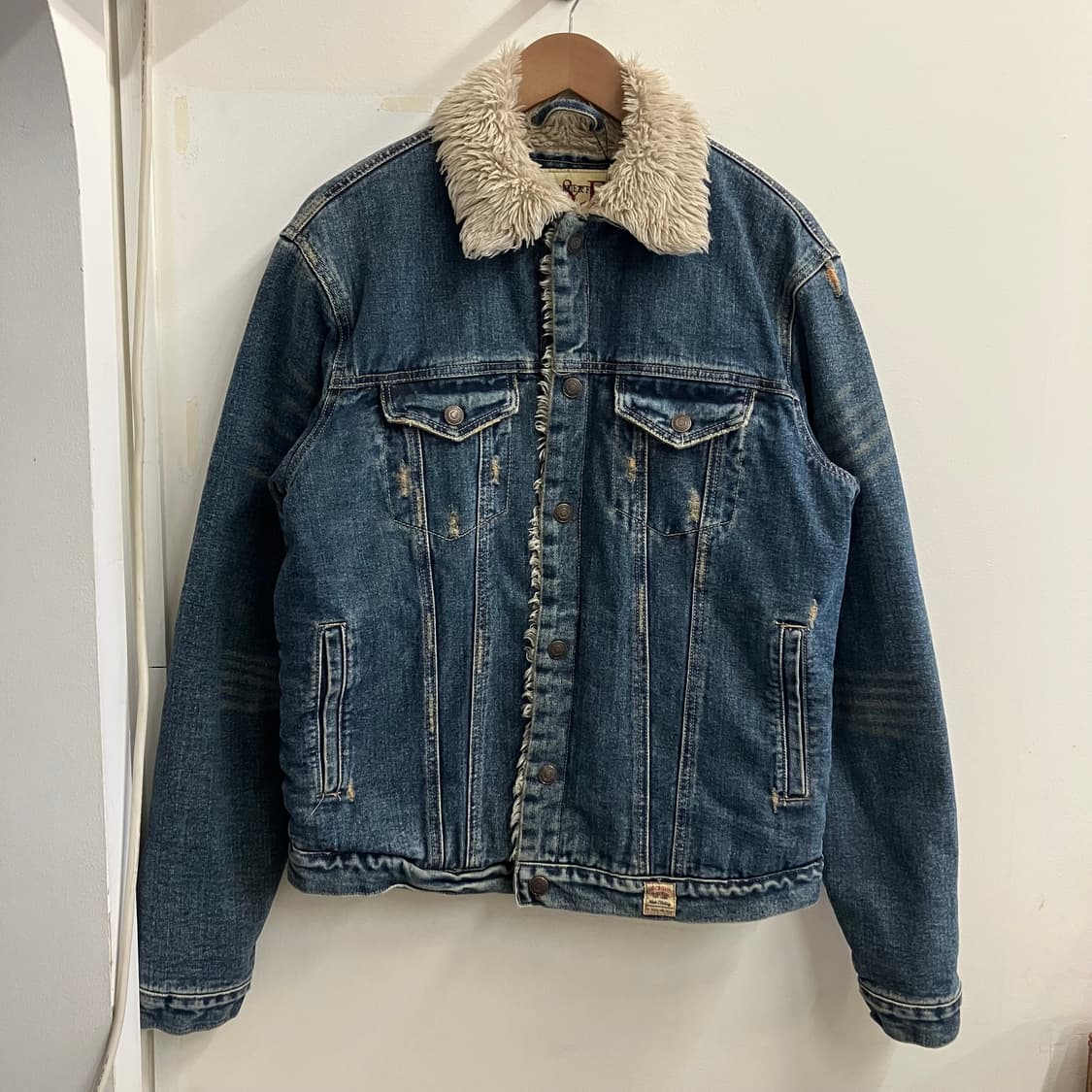 N71 아베크롬비 울프죠 쉐르파 데님 청자켓 상품이미지1