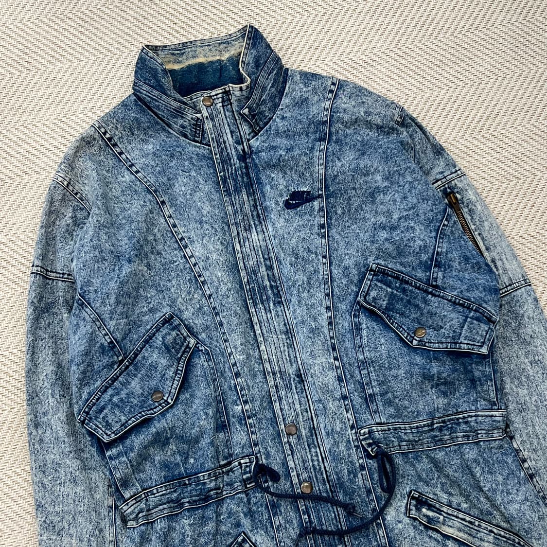 나이키포스 워시드 데님자켓 r2495 상품이미지3