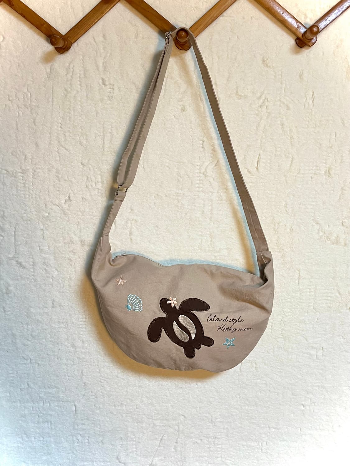 빈티지 패치 자수 크로스백 하와이안 상품이미지1