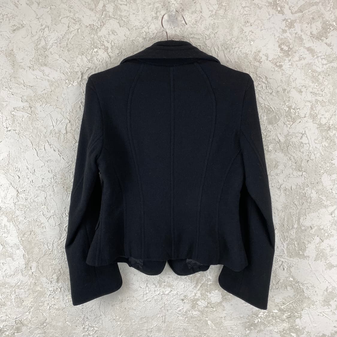 SUTSESO 트리클 패치드 카라 울 블렌드 블레이저 상품이미지5