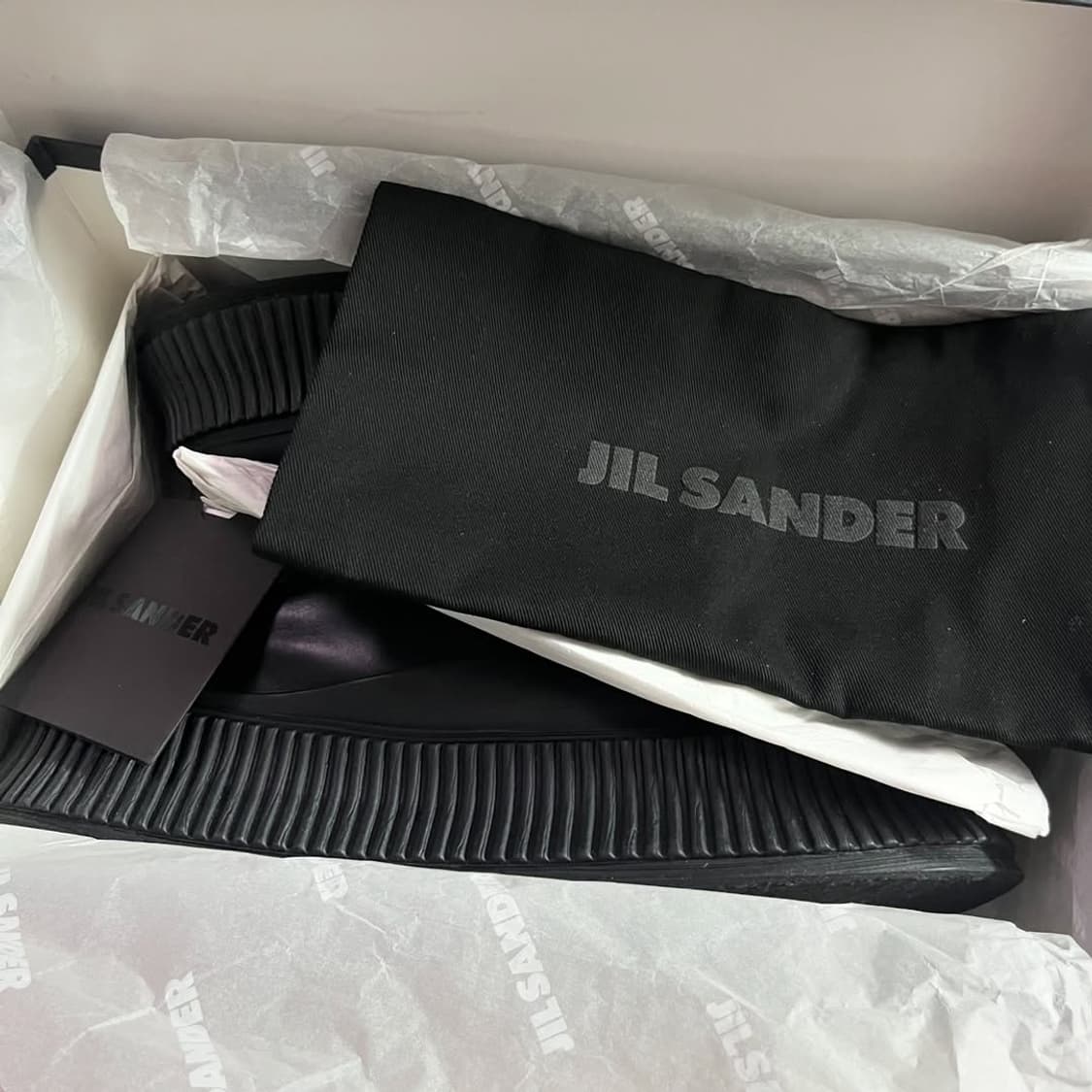 질 샌더 청키 레이스업 스니커드 상품이미지6