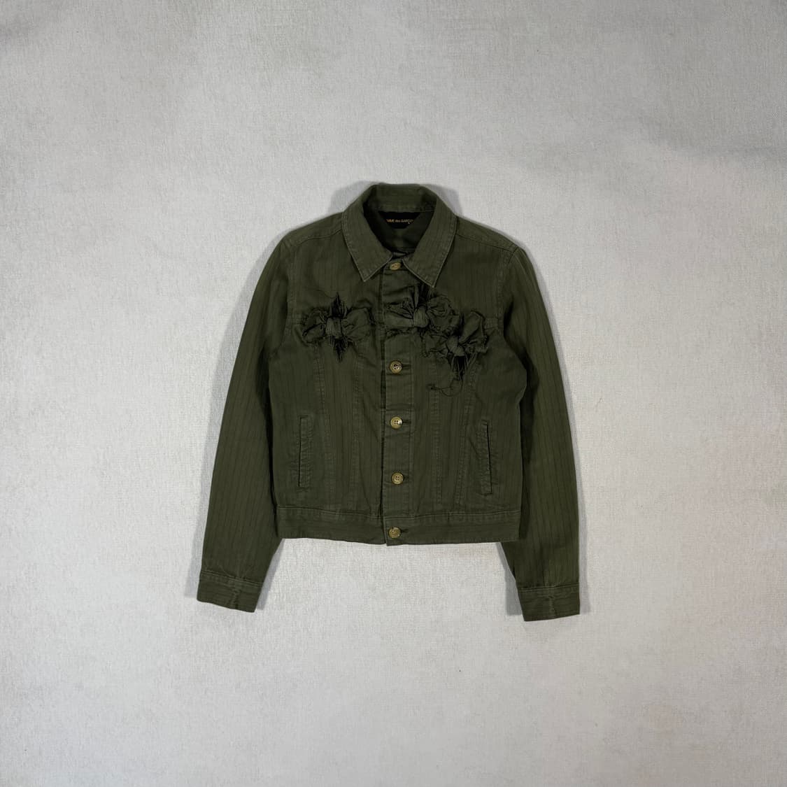 Ribbon Short  Khaki Blouson Jacket 상품이미지1