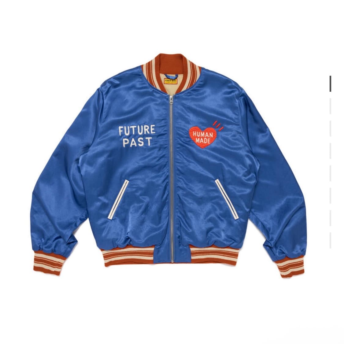 휴먼 메이드 사틴 자켓 블루 상품이미지2