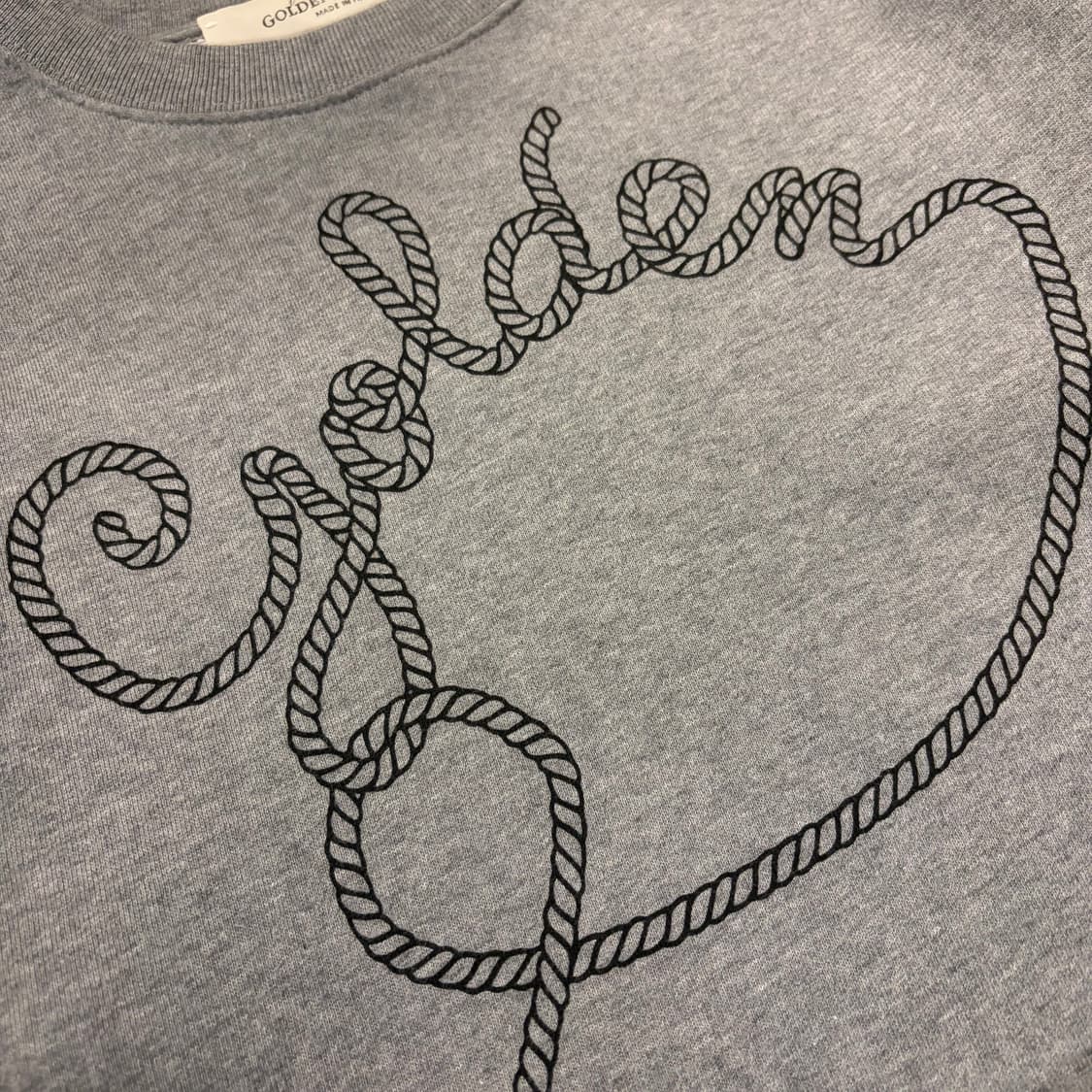 [S] 골든구스 회색 맨투맨 티셔츠 B405 상품이미지4