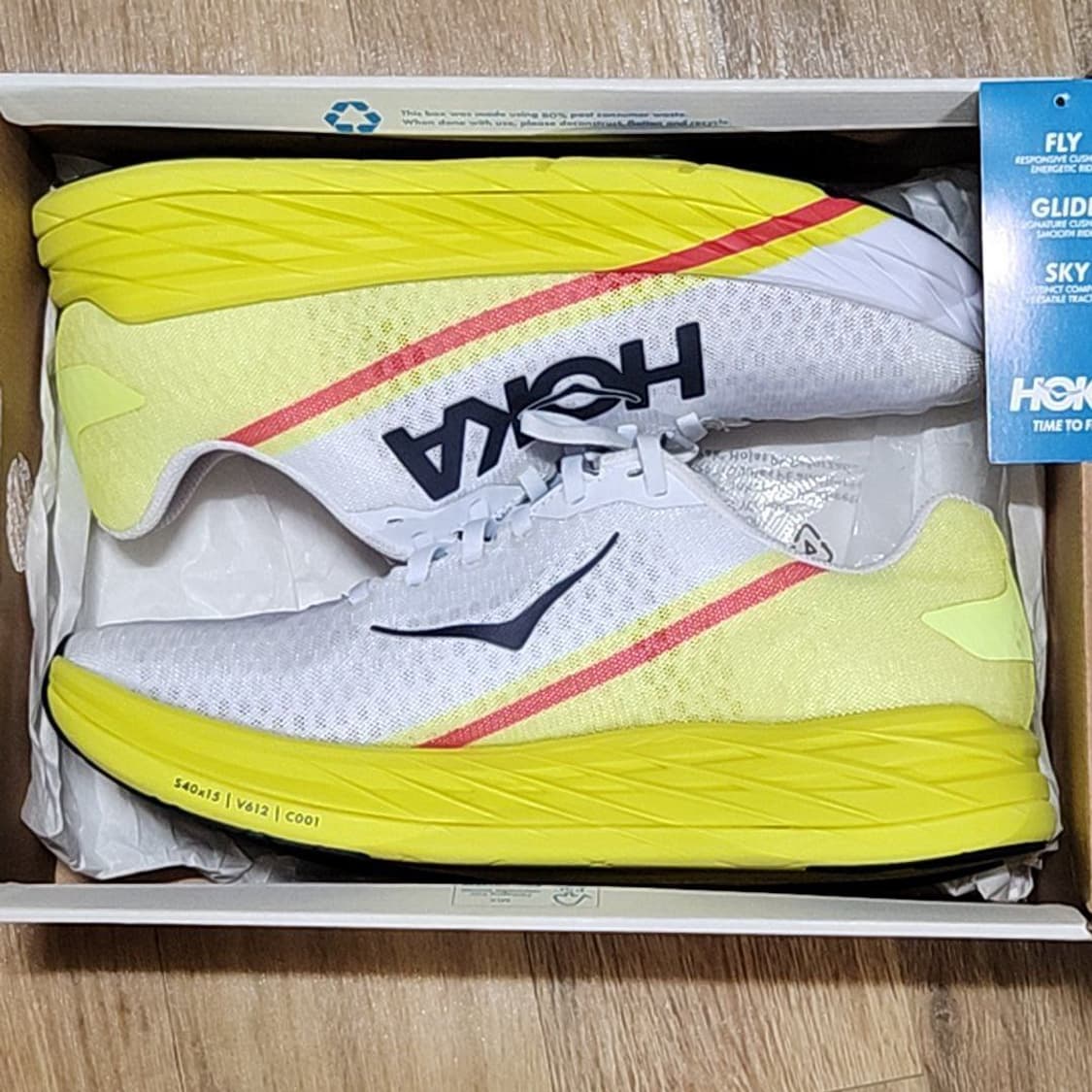 호카 275 로켓X 화이트 이브닝 프림로즈 상품이미지2