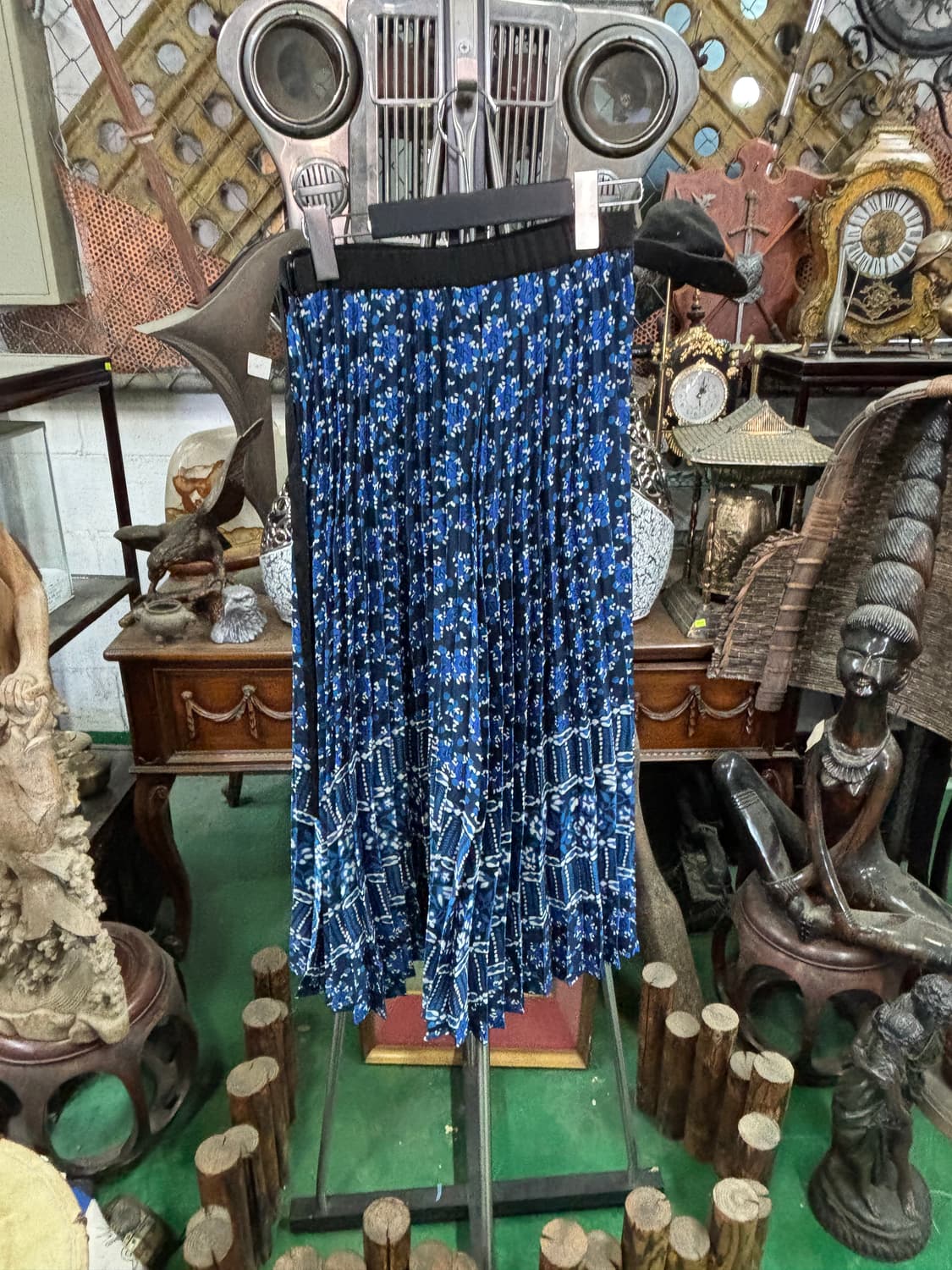 안나수이(ANNA SUI)플라워 패턴 셔츠 플리츠 스커트 세트(새상품) 상품이미지4