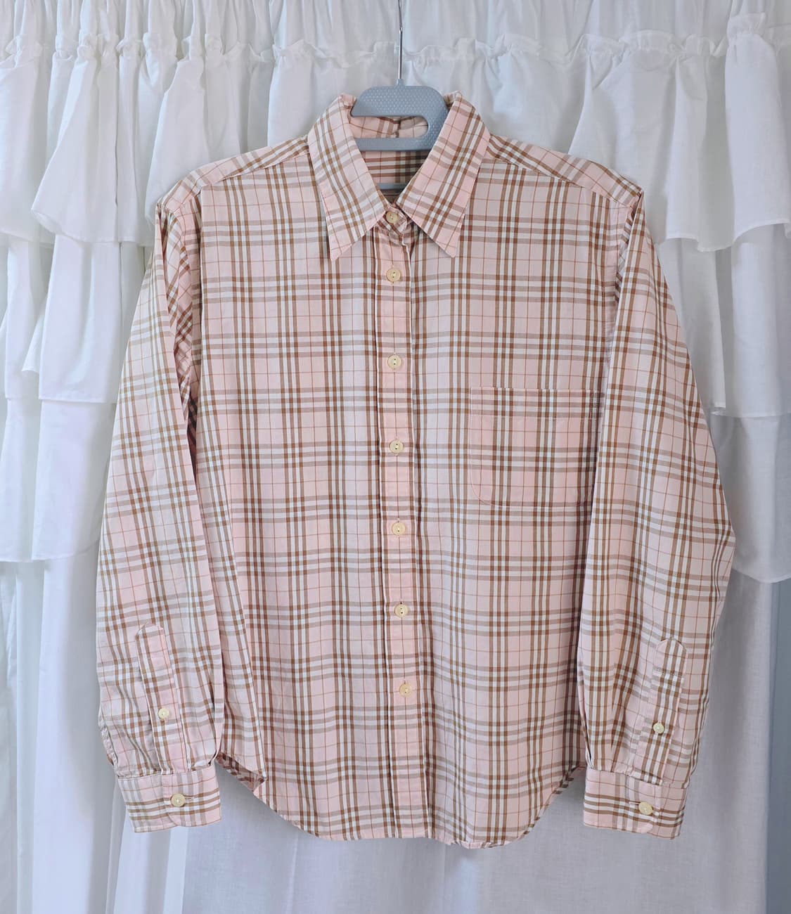 버버리 연핑크 셔츠 상품이미지1