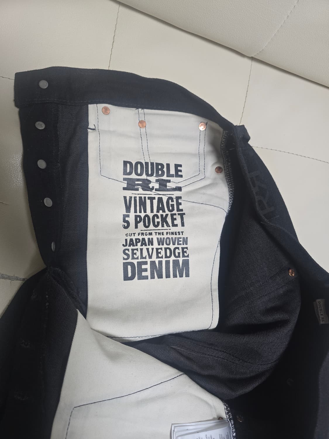 RRL 빈티지5포켓 블랙 32×32 상품이미지1