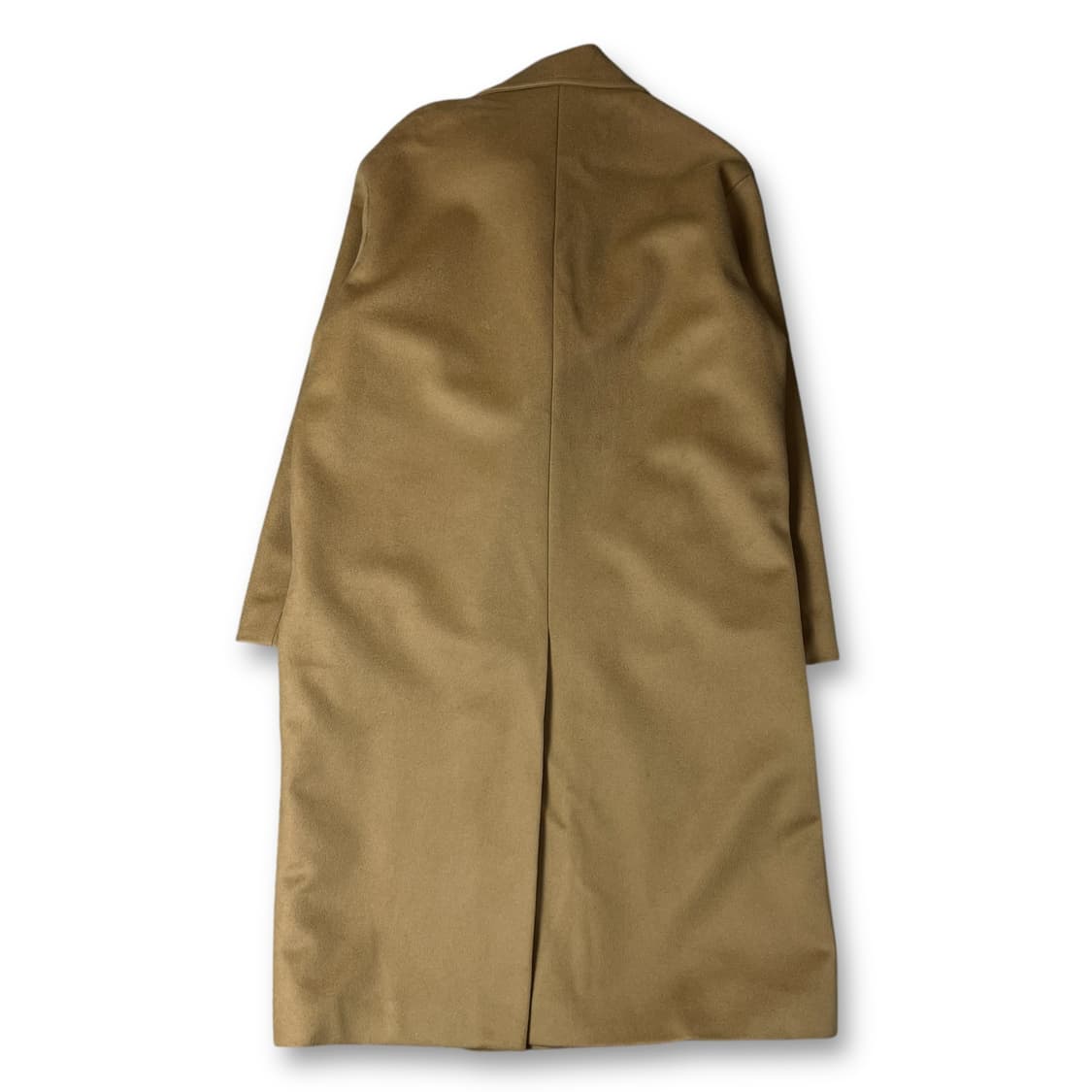 인사일런스 베이지 카멜 캐시미어 더블 롱 코트 상품이미지3