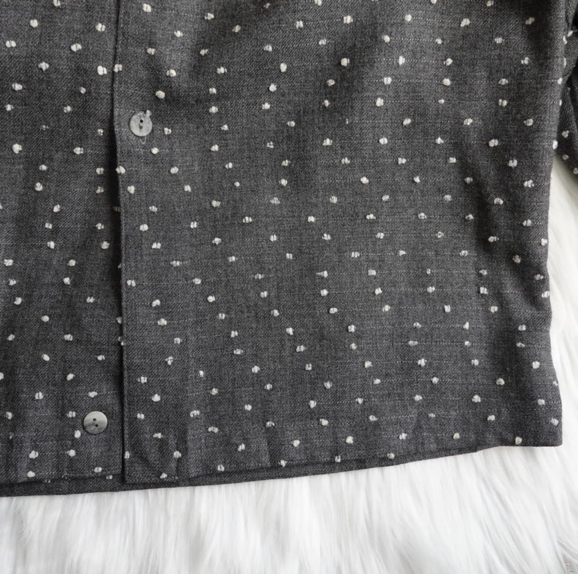 차콜 도트 패턴 셔츠 (COSIA BRIN) 1946 상품이미지6