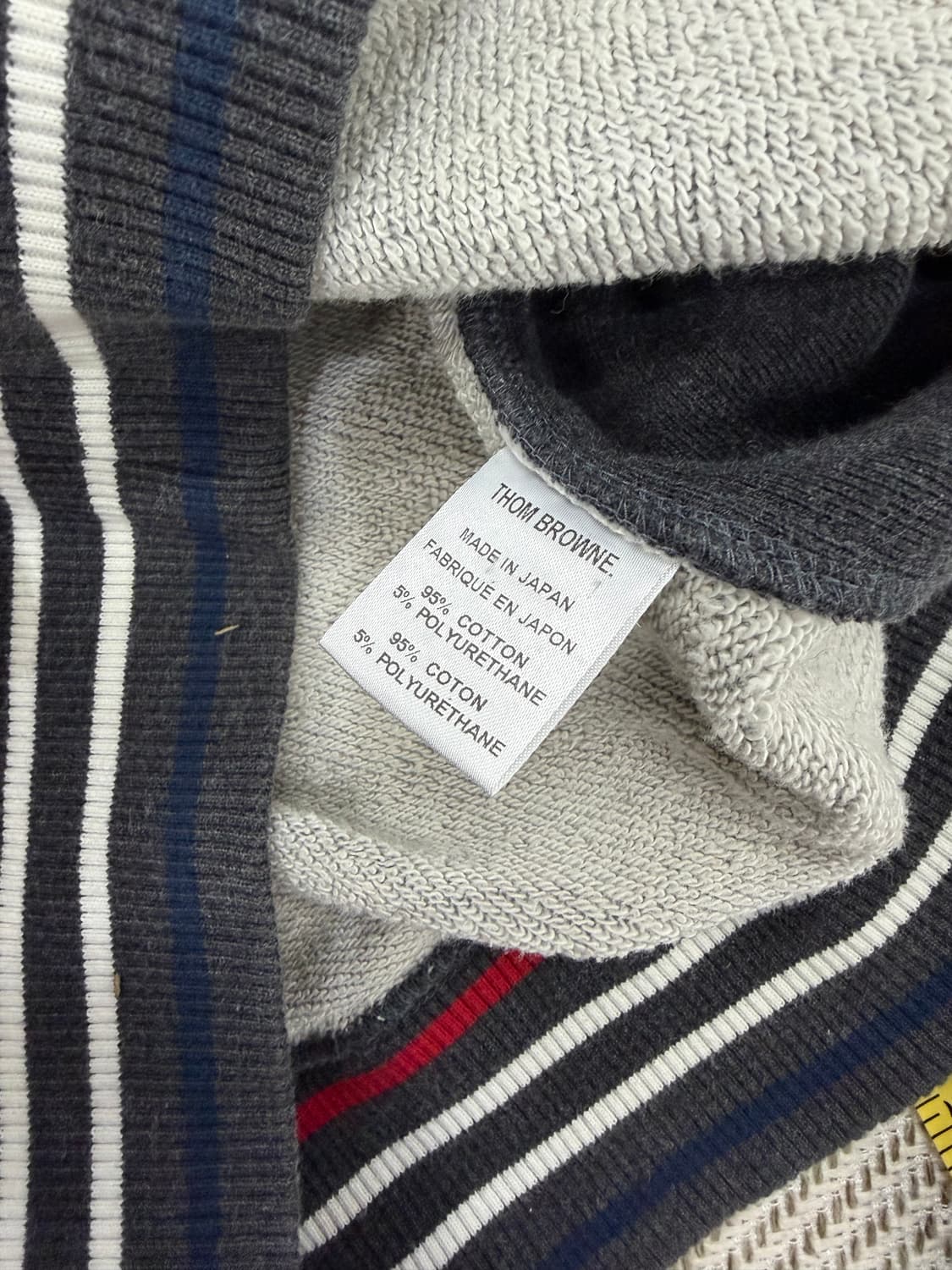 정품) 톰브라운 남성 코튼 루프백 후드집업 2 상품이미지8