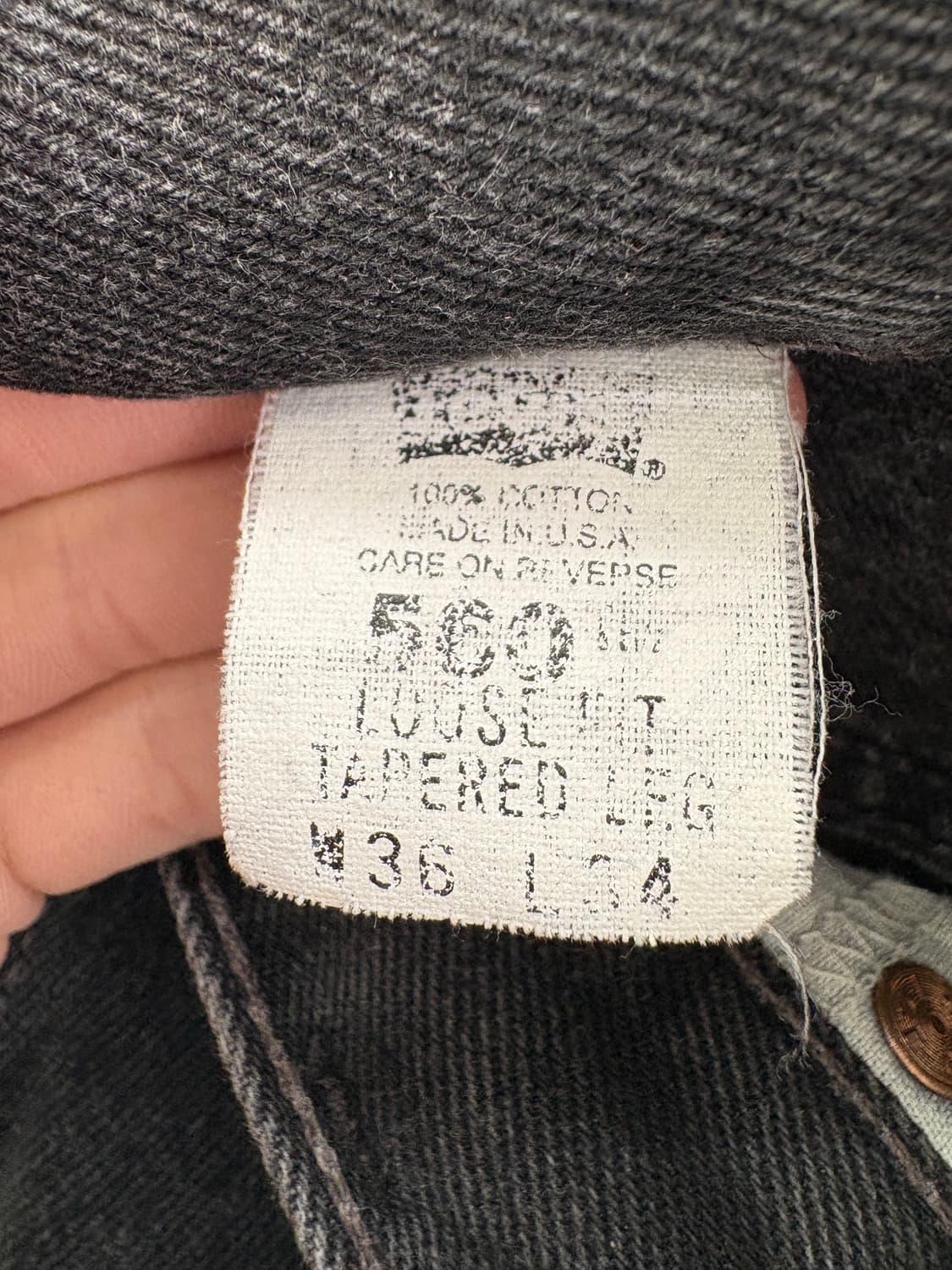 LEVIS 560 (Made in USA) 데님팬츠 상품이미지7