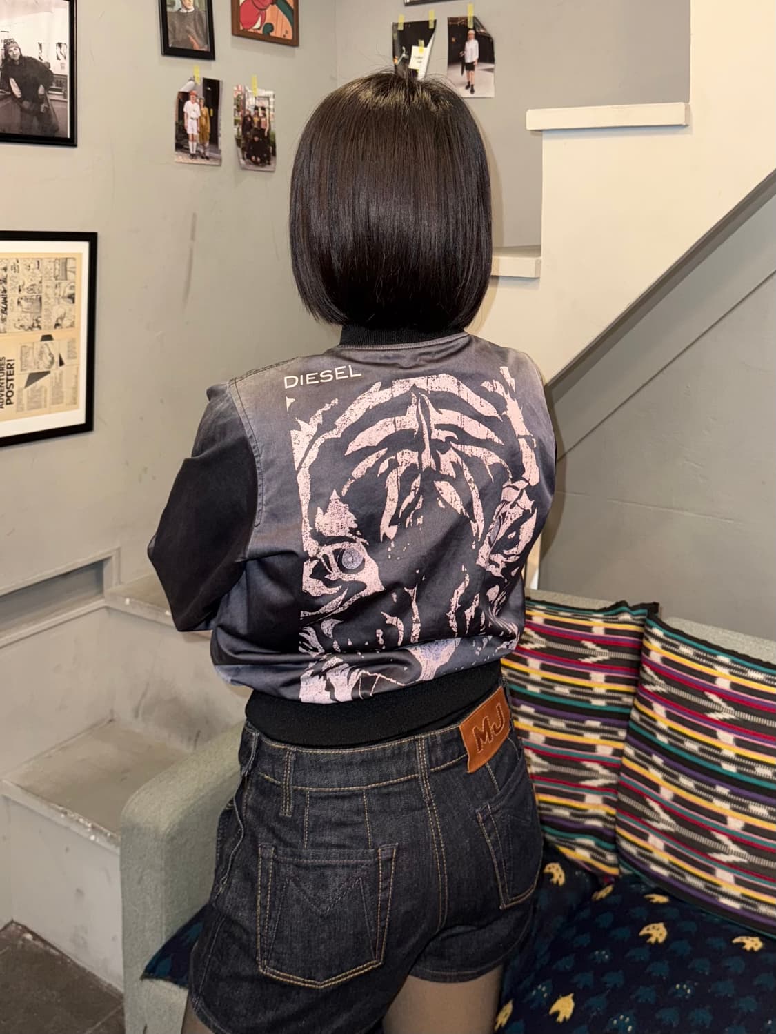 Diesel back print reversible Jacket 상품이미지1