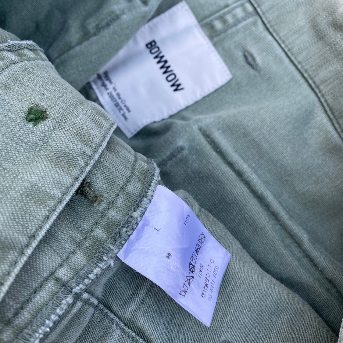 (L) 바우와우 워크웨어 페인팅 팬츠 상품이미지5