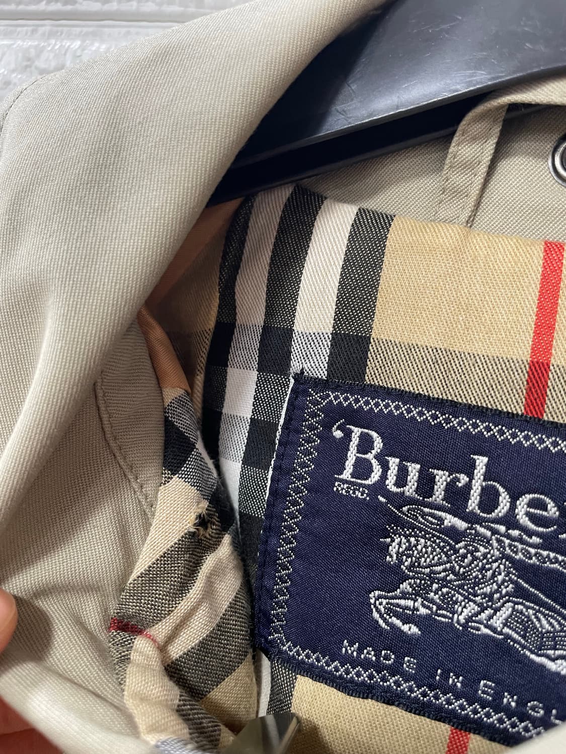 버버리 후드 트렌치코트 S 상품이미지9