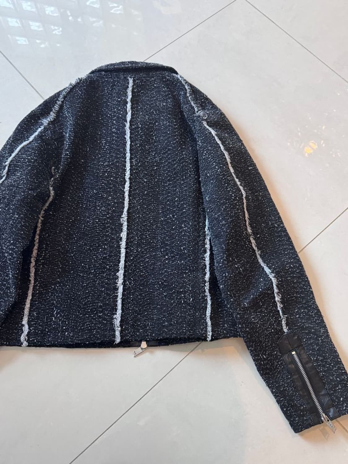 NEEDLE STUD SHORT CRASH BLOUSON 숏 블루종 상품이미지6