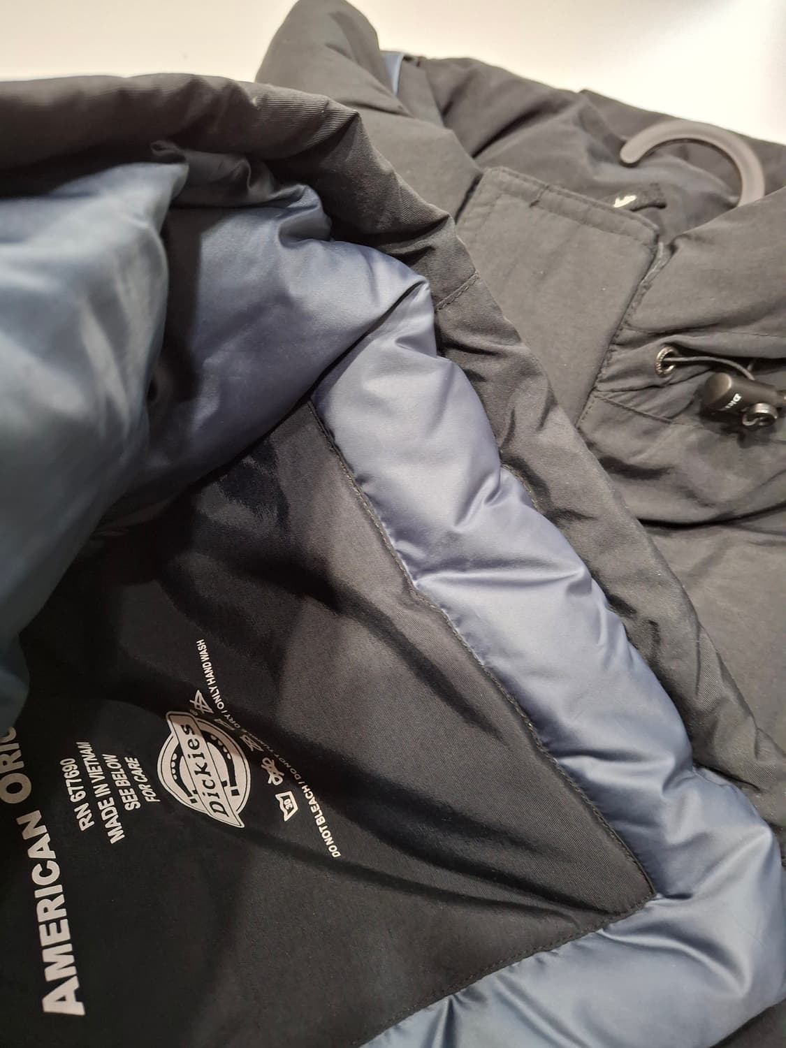 (마지막특가) 디키즈 아메리칸 오리지널 패딩 블랙 L 상품이미지5