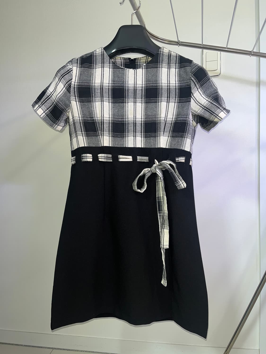 UNIF 체크미니원피스 상품이미지1