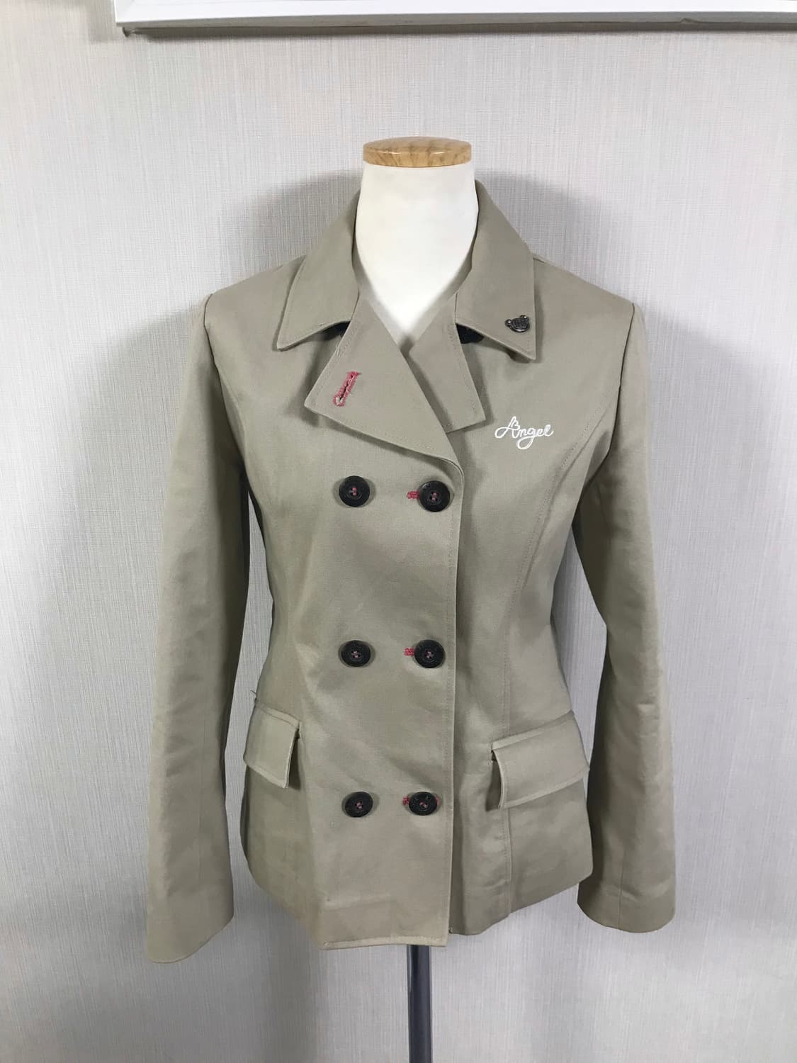 Angel Embroidered Double-Breast Jacket  상품이미지3