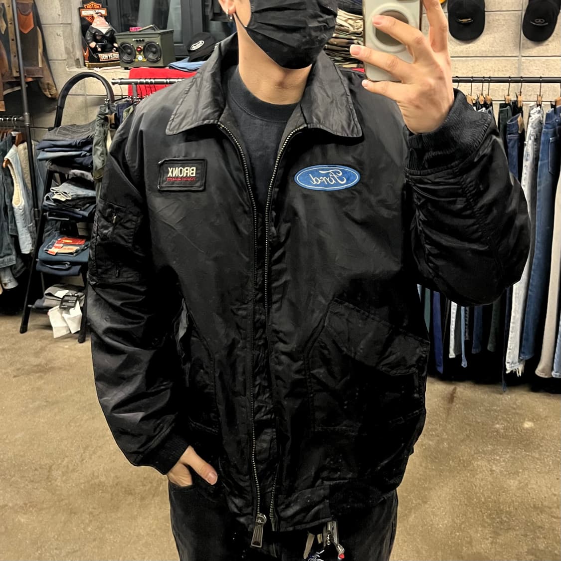 빈티지 포드 봄버 워크 자켓 (110) 상품이미지6