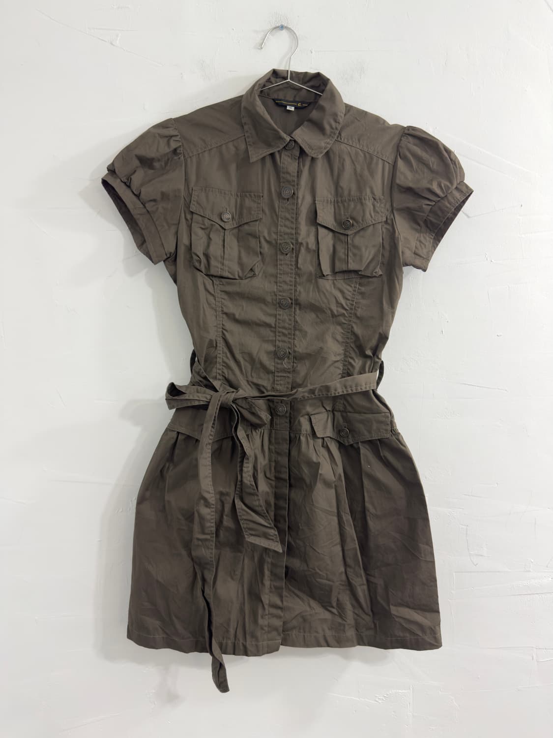 pocket mini shirt onepiece 상품이미지1