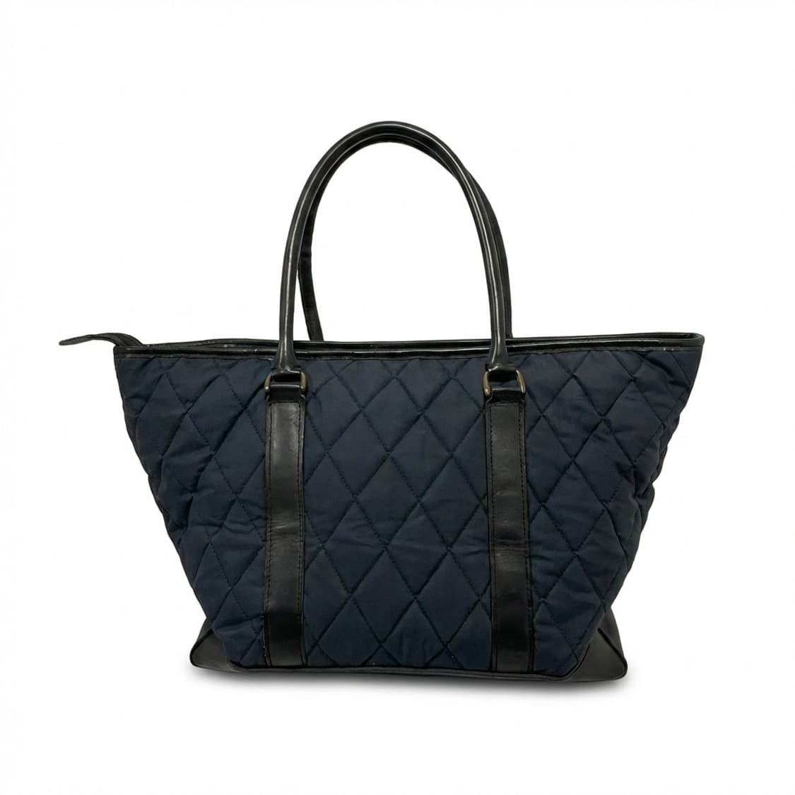 [OS] 엘엘빈 퀼티드 토트백 네이비 상품이미지2