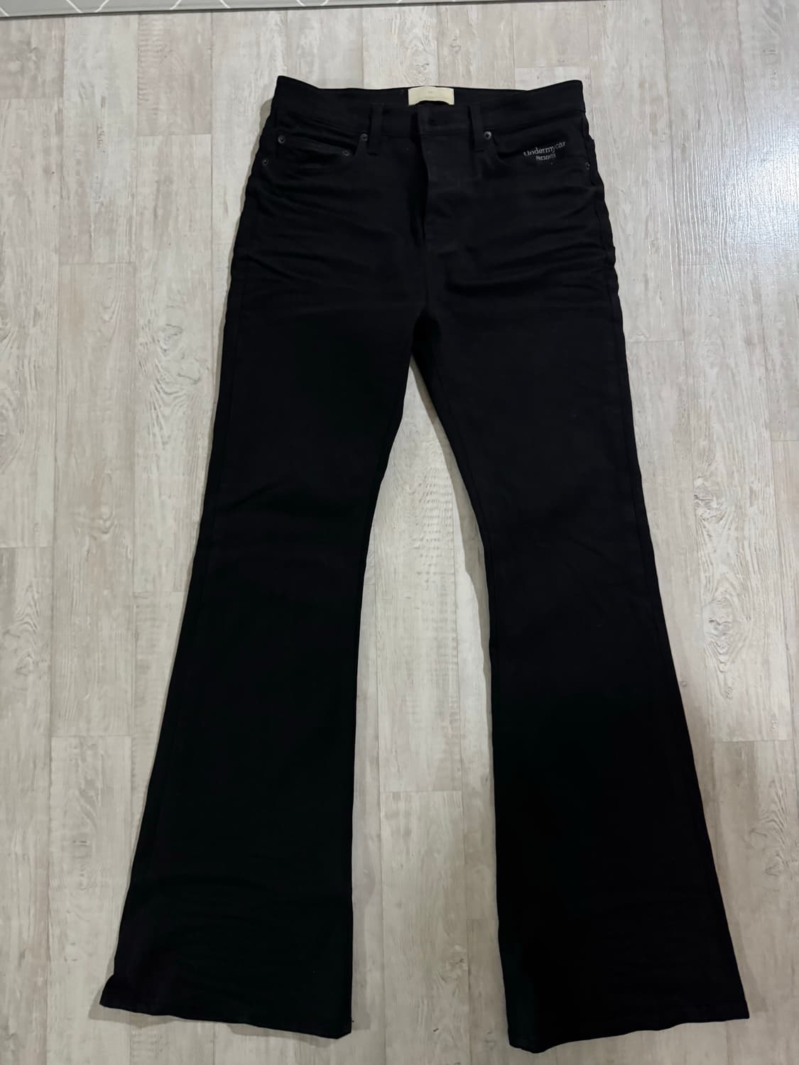 (1)언더마이카 mu.30 스트레치  플레어 블랙  상품이미지2