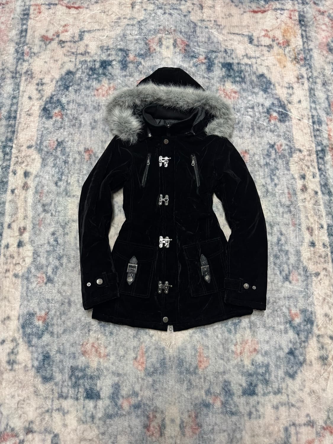 In the attic 00s velour trimming fur fir 상품이미지2