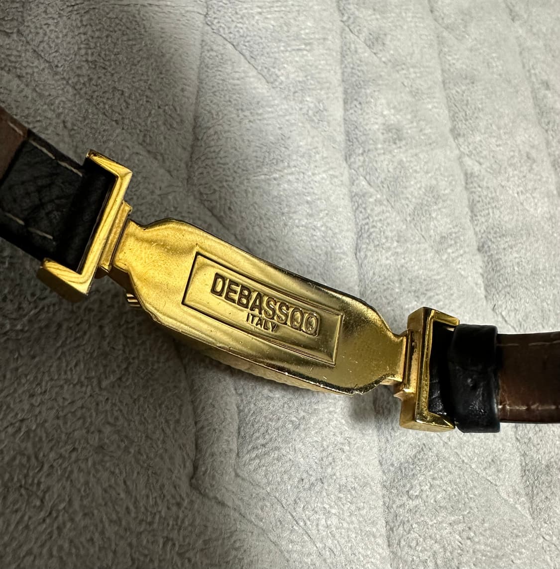 드바스크 앱송 유광골드 블랙레더 상품이미지6