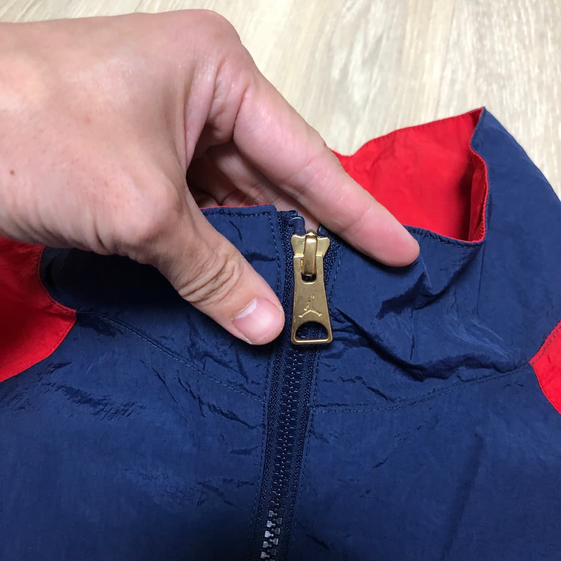 (L) 조던 X 트로피룸 92년 바르셀로나 드림팀 우븐 자켓 미드 네이비 상품이미지8