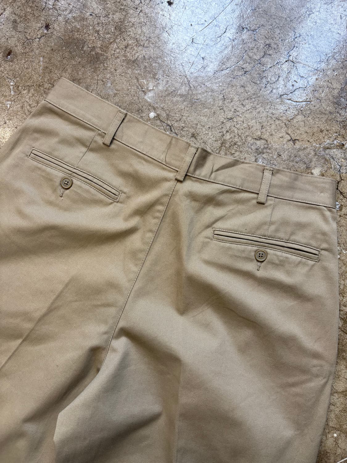 Lands End 베이지 와이드 치노 팬츠 상품이미지6