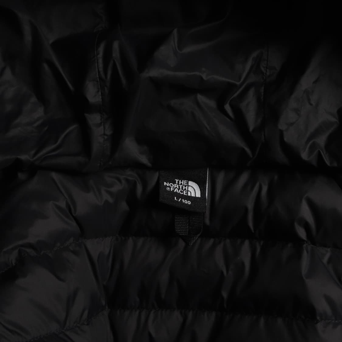 노스페이스 구스 다운 블랙 후드 경량 패딩 상품이미지8